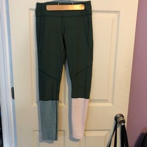 Outdoor voices dipped leggings hunter slate ballet